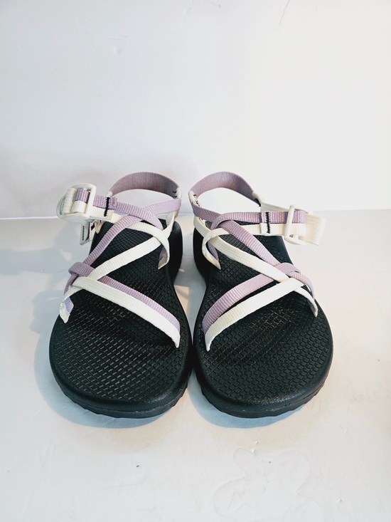 Chaco Shoes - Chaco Women's Strappy Sandals - Lilac & Cream